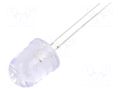 LED; white warm; 8mm; 30°; Front: convex; 2.9÷3.6VDC; No.of term: 2 OPTOSUPPLY OS6MFL8131A