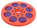 Markers; Marking: 7; 4÷9mm; PVC; violet; -65÷105°C; leaded; HGDC4-9 HELLERMANNTYTON HGDC4-97-PVC-VT