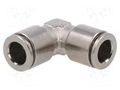 Push-in fitting; angled 90°; -0.95÷20bar; nickel plated brass FESTO NPQH-L-Q8-E-P10