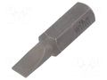 Screwdriver bit; slot; 4,5x0,6mm; Overall len: 25mm; STANDARD WIHA WIHA.01623