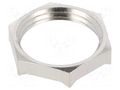 Nut; with earthing; PG11; brass; 21mm; Thread: PG; Plating: nickel LAPP LP-52103220