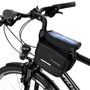 Wozinsky frame bike bag bicycle pannier waterproof phone case 1.5l black (WBB26BK), Wozinsky 5907769301452 5907769301452