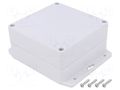 Enclosure: multipurpose; X: 120mm; Y: 120mm; Z: 60mm; polycarbonate GAINTA G278MF-IP67