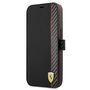 Ferrari FESAXFLBKP13SBK iPhone 13 mini 5.4&quot; black/black book On Track Carbon Stripe, Ferrari 3666339026592 3666339026592