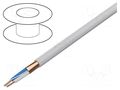 Wire; 1x2x22AWG; LON BUS; wire; Cu; Al foil; FRNC; white; 125V; none HELUKABEL LON-BUS-802187