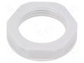 Nut; PG29; polystyrene; 46mm; light grey; Thread: PG; with flange LAPP LP-52000170
