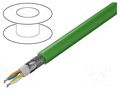 Wire; HELUKAT® PROFInet C; 2x2x22AWG; PROFINET; 5e; stranded; Cu HELUKABEL PROFINET-C-PVC