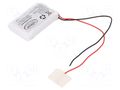 Re-battery: Li-Ion; Cell: PANASONIC; 103450; 3.6V; 2200mAh; cables CELLEVIA BATTERIES NCA103450A/1S1P