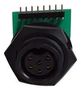 INDUSTRIAL CIRCULAR, PLUG, 5POS, FLANGE 7261-5PG-300