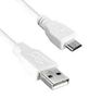 USB CORD, 2.0 PLUG A-MICRO B, 1.83M, WHT 3025013-06