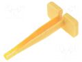 Tool: for removal; 12AWG; yellow; contacts DEUTSCH 114010