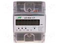 Counter; digital,mounting; for DIN rail mounting; LCD; Inom: 1.5A F&F LE-02D-CT