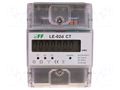 Counter; digital,mounting; for DIN rail mounting; LCD; Inom: 1.5A F&F LE-02D-CT