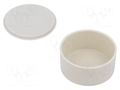 Enclosure: for alarms; Z: 14mm; ABS; grey; Ø: 29.6mm MASZCZYK KM-125D/GY