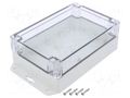 Enclosure: multipurpose; X: 120mm; Y: 180mm; Z: 60mm; ZP; light grey KRADEX ZP18012060SUJP-PC