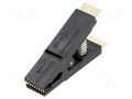 Test clip; black; gold-plated; SO16,SOIC16,SOJ16; 5mm; max.150°C AXIOMET SV-SOIC16