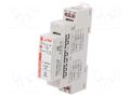Relay: installation; bistable,impulse; SPDT; 16A; 90x17.5x64.6mm RELPOL RPB-1PM-U24