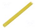 Insulating tube; fiberglass; yellow; -20÷155°C; Øint: 4mm SYNFLEX FGS-4-YE-100