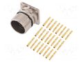 Connector: M23; socket; PIN: 12; female; crimped; straight; 10A; IP67 AMPHENOL MA1LAP1200S-KIT