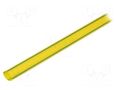 Heat shrink sleeve; glueless; 4: 1; 8mm; L: 1m; yellow-green RADPOL RCH1-8/2X1YG