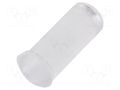 Fiber for LED; Ø3mm; L: 7.9mm; round; Front: convex; straight MASZCZYK FI-32/3/7.9