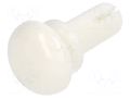 Rivet; polyamide; L.rivet: 6.5mm; white; dismountable,push-in DREMEC DR8G4013.0X5.0W