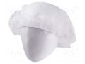 Hair nets; ESD; 100pcs; Features: disposable; white STATICTEC PRT-STC1160