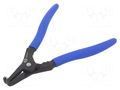 Pliers; for circlip; external; 19÷60mm; Pliers len: 175mm; angular KING TONY KT-66SB-07