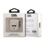 Karl Lagerfeld Glitter Karl&#39;s Head Case for AirPods 1/2 - Gold, Karl Lagerfeld 3666339030346 3666339030346