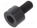 Screwed spacer sleeve; cylindrical; polyamide; M4; M4; 5mm; black DREMEC TFM-M4X5/DR287RD