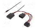 Bluetooth adapter; ISO,Jack 3,5mm; universal BLUEBIRD BL-AUX-IN.03