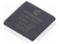 IC: dsPIC microcontroller; 128kB; 16kBSRAM; TQFP64; DSPIC; 0.5mm MICROCHIP TECHNOLOGY 33EP128MC206-I/PT