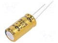 Capacitor: electrolytic; THT; 330uF; 63VDC; Ø12.5x25mm; ±20%; 5000h SAMWHA WT1J337M12025BB