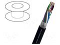 Wire: test lead cable; hybrid,MOTIONLINE® ADVANCED; black; PUR NEXANS 13-MY21Z16P-N1