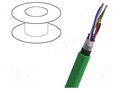 Wire: test lead cable; hybrid,MOTIONLINE® STANDARD; green; PVC NEXANS 13-MYS22X06R-V2