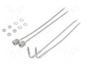Sensor: fiber-optic; Range: 0÷340mm; Len: 1m; Thread: M4; -60÷250°C AUTONICS GTL-410-12V2