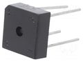 Bridge rectifier: single-phase; Urmax: 50V; If: 8A; Ifsm: 175A; THT DC COMPONENTS GBPC8005-DC