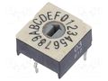 Encoding switch; HEX/BCD; Pos: 16; THT; Rcont max: 100mΩ; P60 PTR HARTMANN P60ATHR103VH