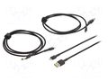 Cable; USB 2.0; Apple Lightning plug,USB A plug; black; 480Mbps GREEN CELL GC-KABGCSET05