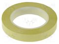 Tape: electrical insulating; W: 19mm; L: 66m; Thk: 0.058mm; yellow 3M 3M-56-19