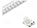 Microswitch TACT; SPST; Pos: 2; 0.05A/12VDC; side,SMD; none; 2.35N E-SWITCH TL4100AF240QG