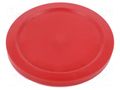 Top cartridge cap; red; push-in; for dispensing cartridges FISNAR FIS-EA6C