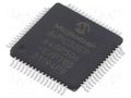 IC: dsPIC microcontroller; 64kB; 8kBSRAM; TQFP64; DSPIC; 0.5mm MICROCHIP TECHNOLOGY 33EP64GP506-E/PT