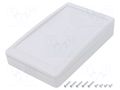 Enclosure: desktop; X: 90mm; Y: 144mm; Z: 30mm; ABS; grey SUPERTRONIC PP081G