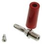 BANANA PLUG, 15A, STUD, RED 212-102