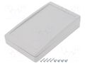 Enclosure: desktop; X: 90mm; Y: 144mm; Z: 30mm; ABS; grey SUPERTRONIC PP082G
