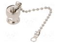 Protection cover; chain; Application: BNC socket AMPHENOL RF 031-6-RFX