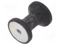Vibration damper; M8; Ø: 40mm; rubber; L: 48mm; H: 8mm; 1088N; 91N/mm ELESA+GANTER DVC3-40-20-48M8-7