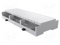 Enclosure: for DIN rail mounting; Y: 90mm; X: 212.5mm; Z: 32mm; grey ITALTRONIC IT-35.1207000.BL