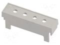 Terminals cover; grey; Holes no: 4; 10.16mm ITALTRONIC IT-P05030208T.BL